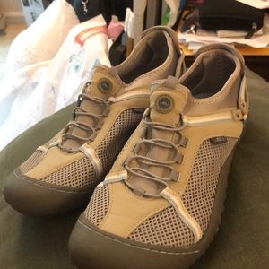 Sneakers size 11 gray, blue and cream